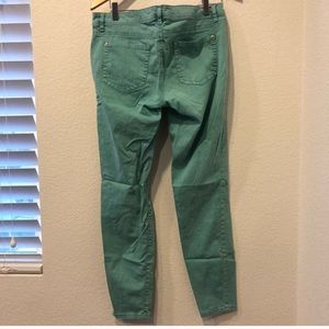Forever 21 Pastel Green Skinny Jeans